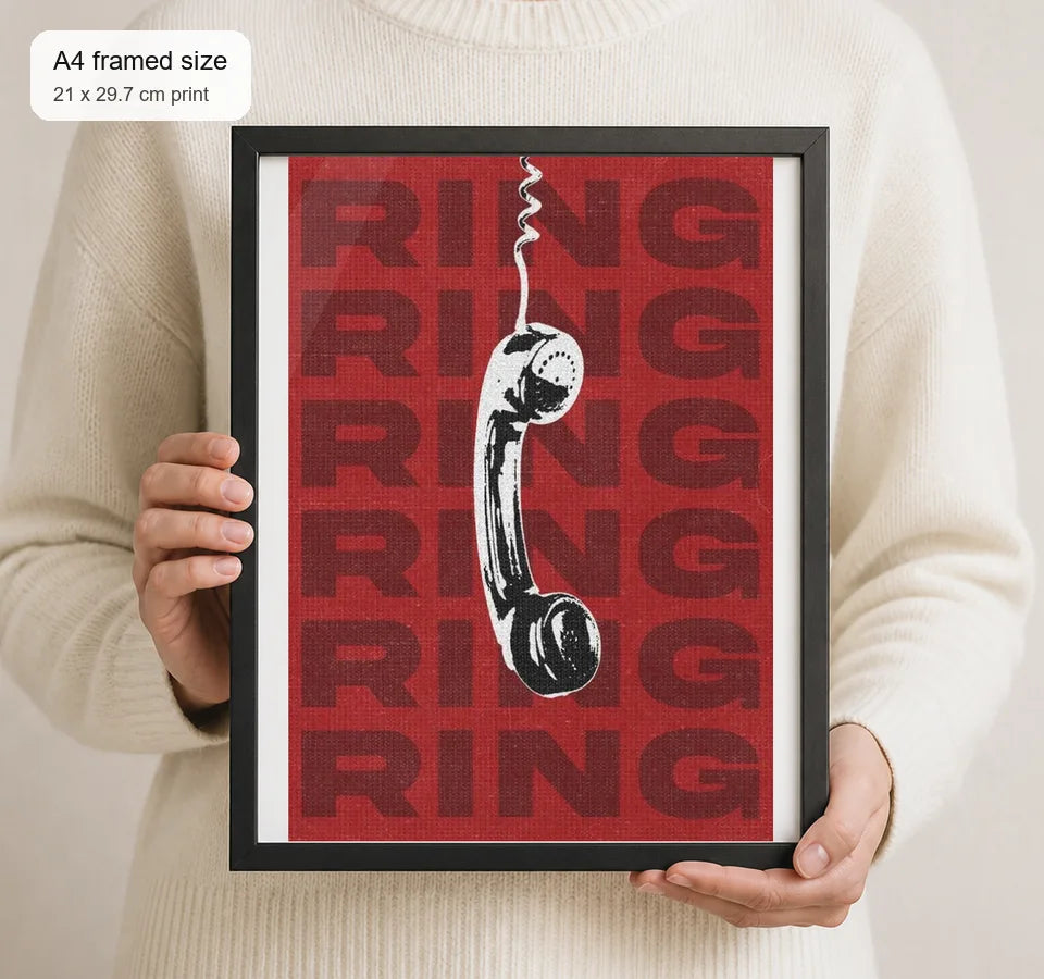 Size reference for A4 · Black Gallery Frame - gallery image 4 of 5