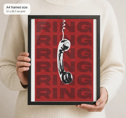 Size reference for A4 · Black Gallery Frame - gallery image 4 of 5