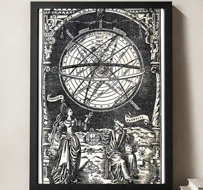 Styled close-up of A4 · Black Gallery Frame - gallery image 3 of 5