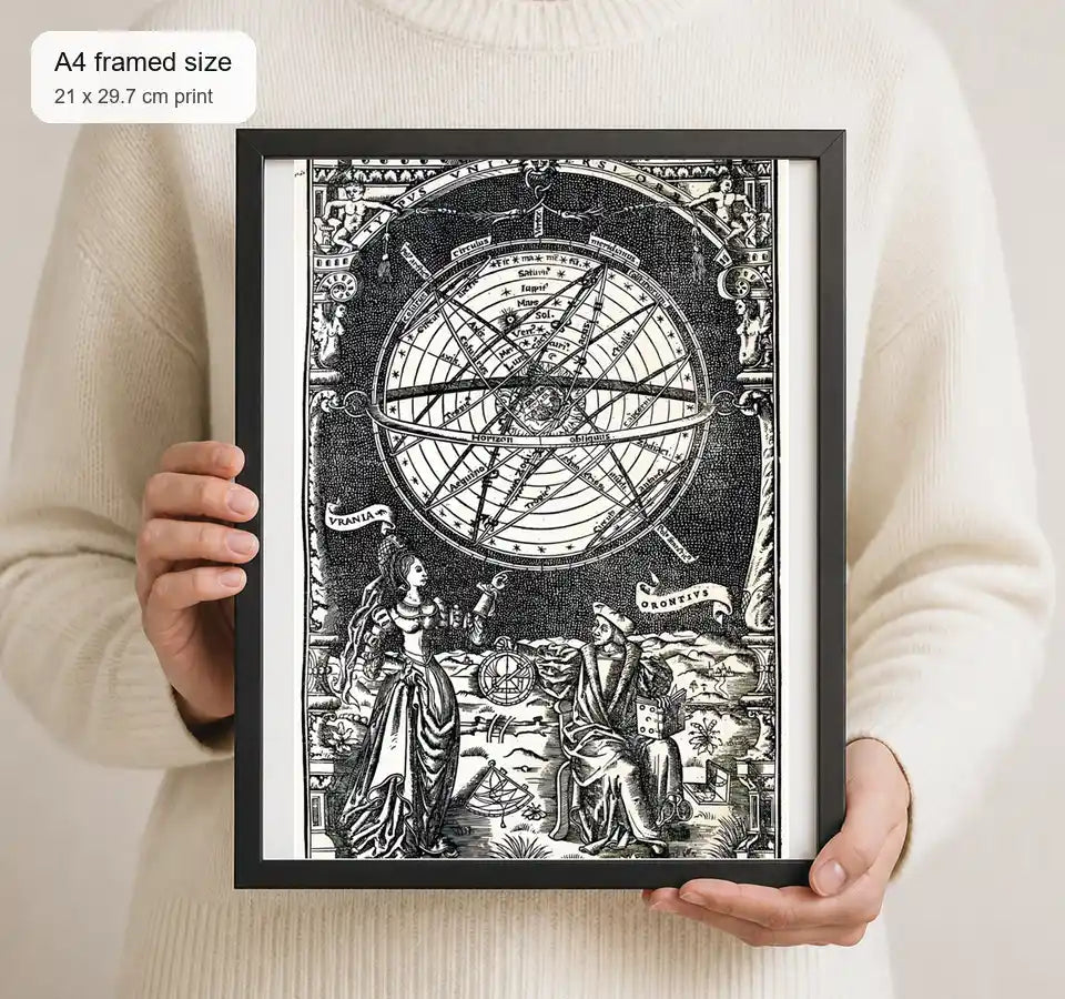 Size reference for A4 · Black Gallery Frame - gallery image 4 of 5