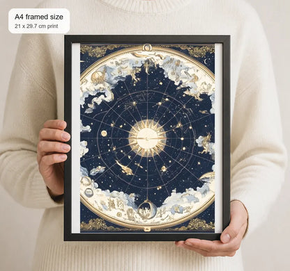 Size reference for A4 · Black Gallery Frame - gallery image 4 of 5
