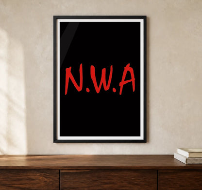 Product-focused lifestyle view of A4 · Black Gallery Frame - gallery image 1 of 5