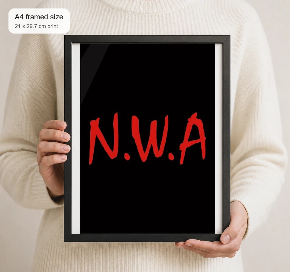 Size reference for A4 · Black Gallery Frame - gallery image 4 of 5