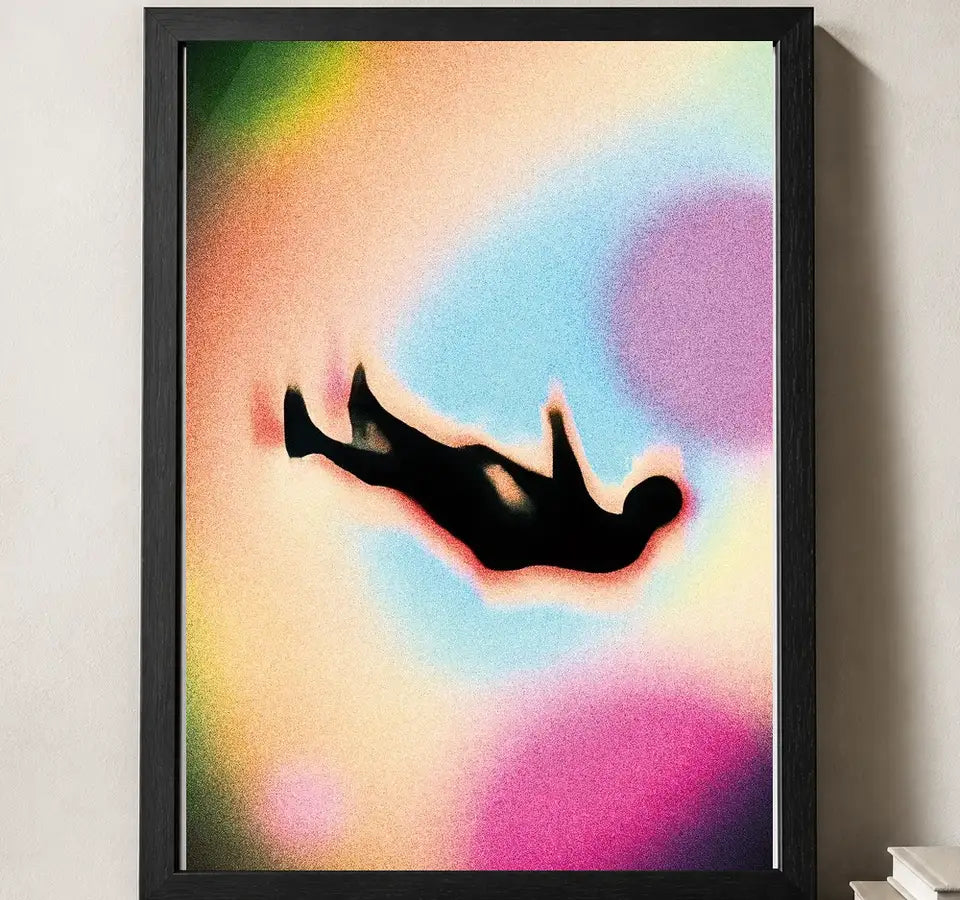 Styled close-up of A4 · Black Gallery Frame - gallery image 3 of 5