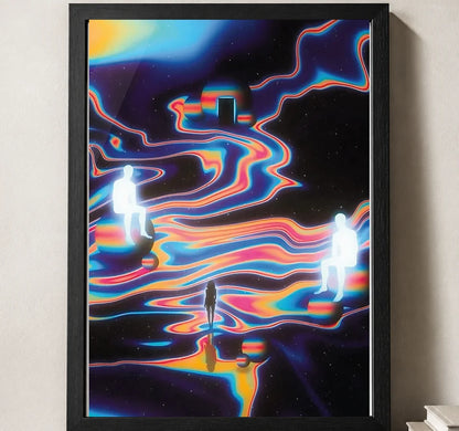 Styled close-up of A4 · Black Gallery Frame - gallery image 3 of 5