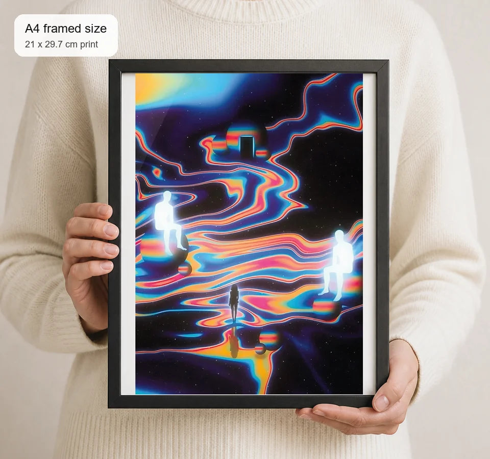 Size reference for A4 · Black Gallery Frame - gallery image 4 of 5