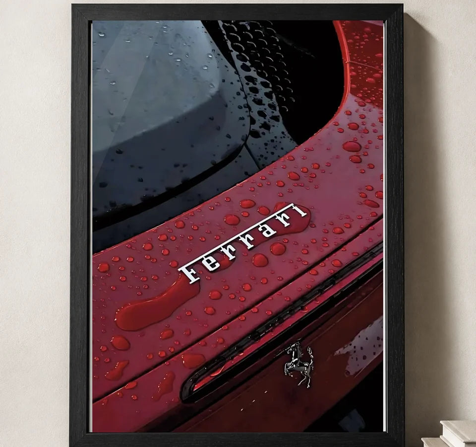 Styled close-up of A4 · Black Gallery Frame - gallery image 3 of 5