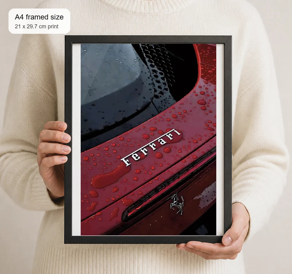 Size reference for A4 · Black Gallery Frame - gallery image 4 of 5