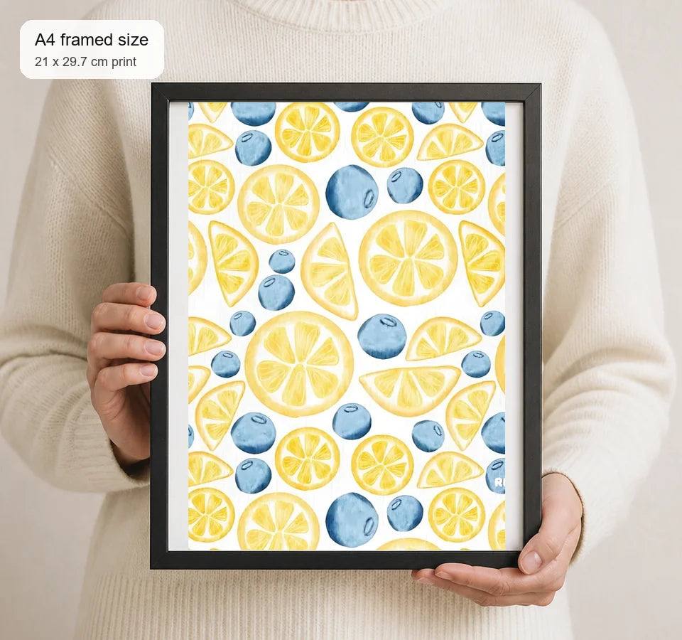 Size reference for A4 · Black Gallery Frame - gallery image 4 of 5