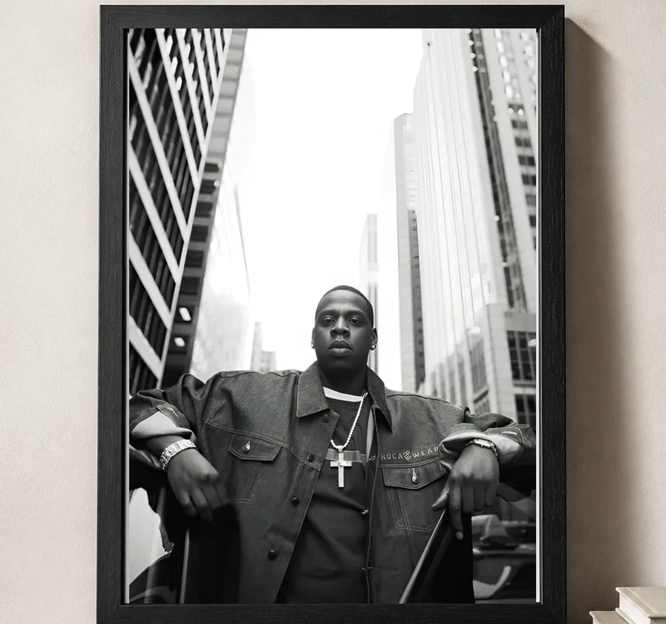 Styled close-up of A4 · Black Gallery Frame - gallery image 3 of 5