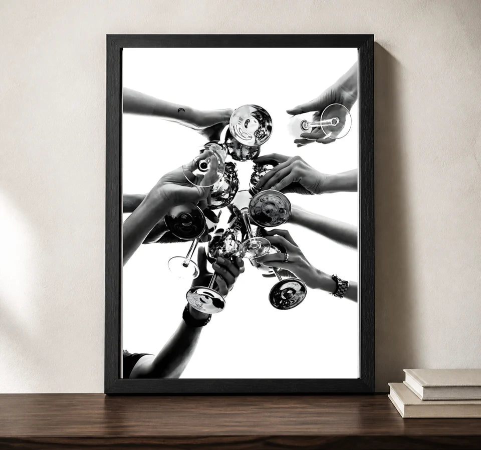 Clean studio product view of A4 · Black Gallery Frame - gallery image 2 of 5