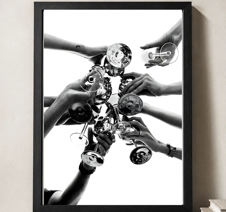 Styled close-up of A4 · Black Gallery Frame - gallery image 3 of 5
