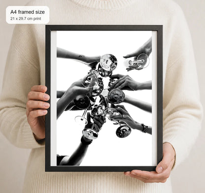 Size reference for A4 · Black Gallery Frame - gallery image 4 of 5