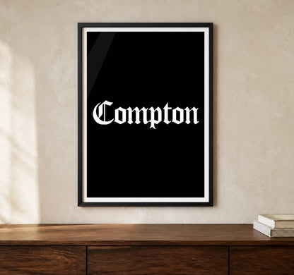 Product-focused lifestyle view of A4 · Black Gallery Frame - gallery image 1 of 5