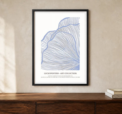 Product-focused lifestyle view of A4 · Black Gallery Frame - gallery image 1 of 5