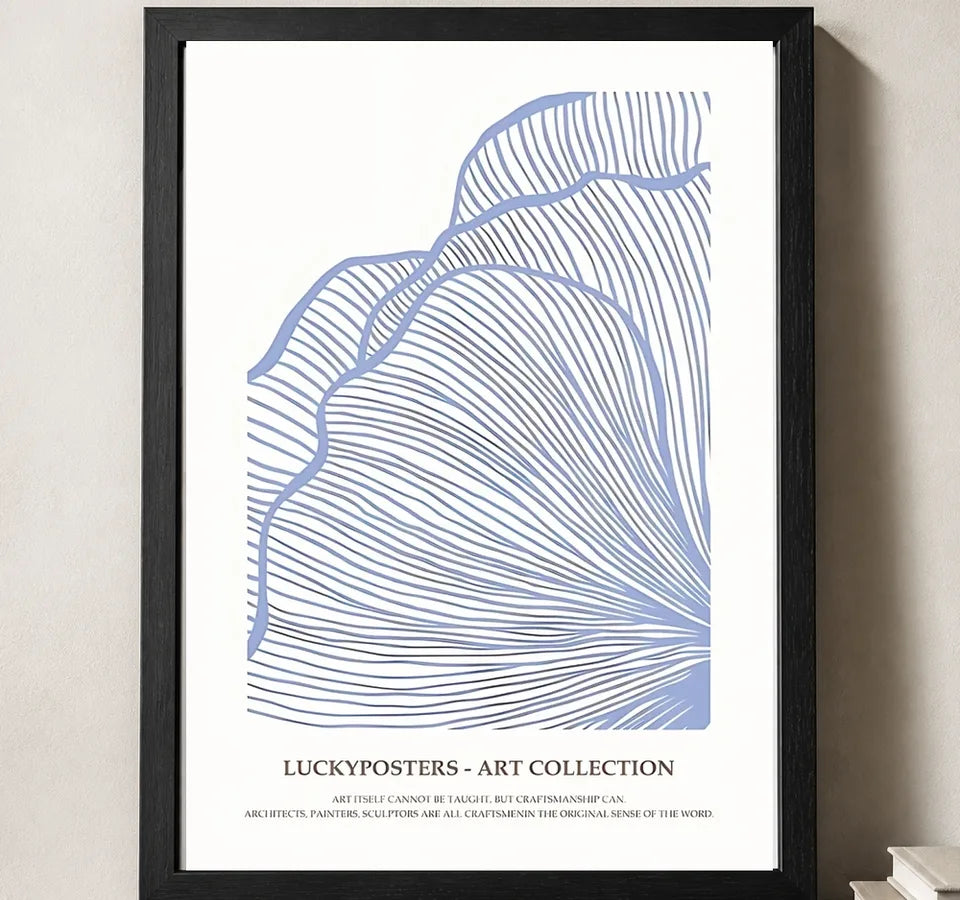 Styled close-up of A4 · Black Gallery Frame - gallery image 3 of 5