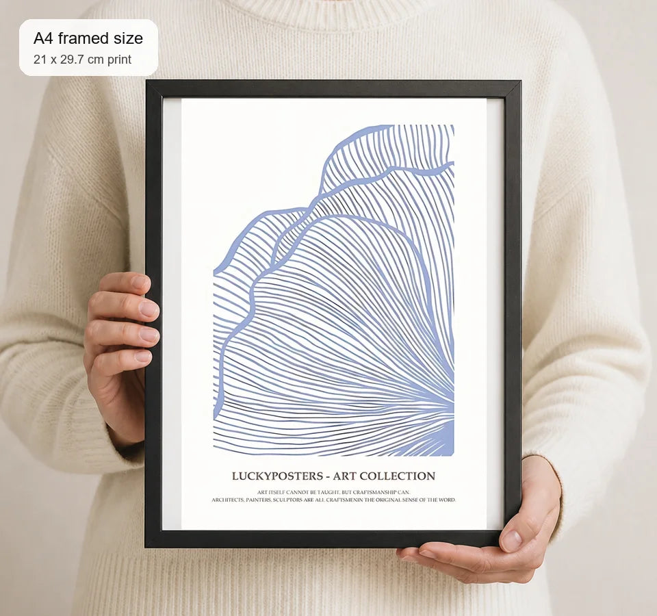 Size reference for A4 · Black Gallery Frame - gallery image 4 of 5