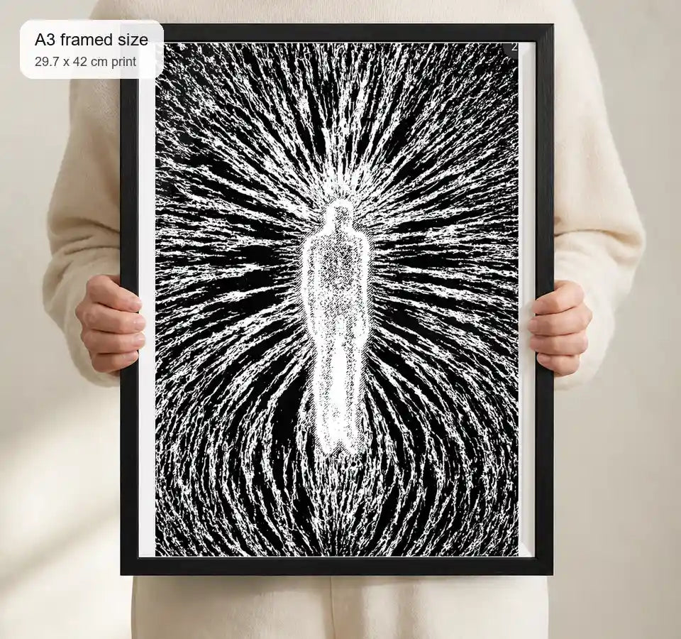 Size reference for A3 · Black Gallery Frame - gallery image 4 of 5