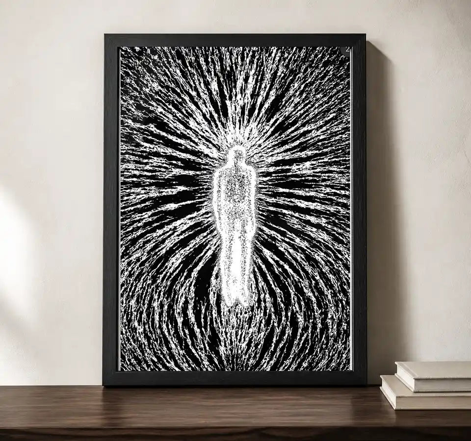 Clean studio product view of A4 · Black Gallery Frame - gallery image 2 of 5