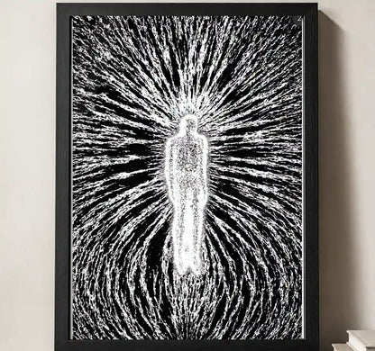 Styled close-up of A4 · Black Gallery Frame - gallery image 3 of 5