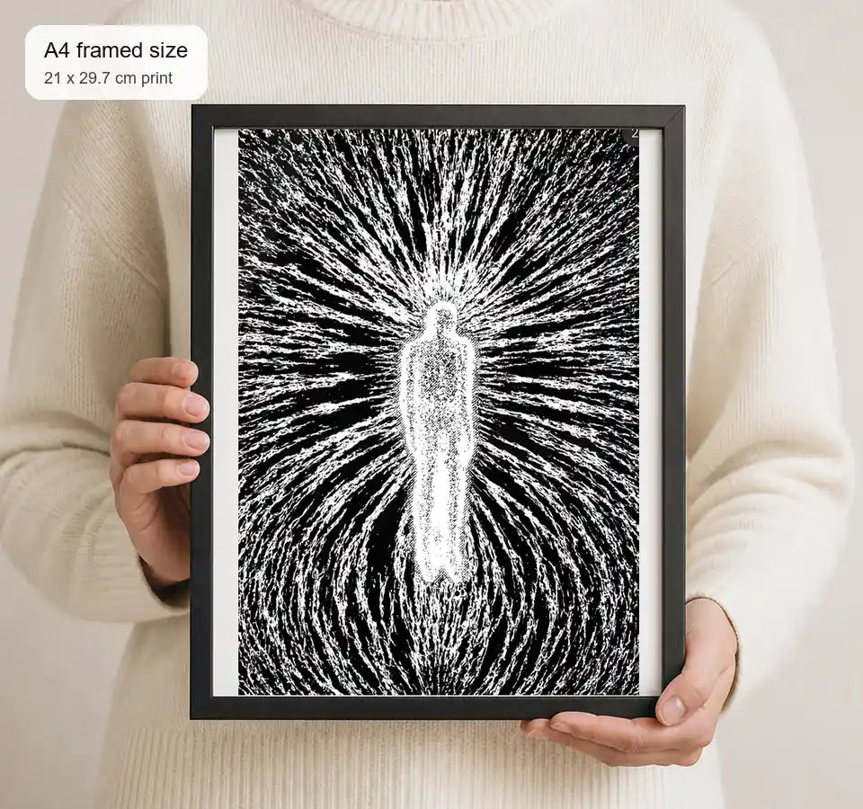 Size reference for A4 · Black Gallery Frame - gallery image 4 of 5