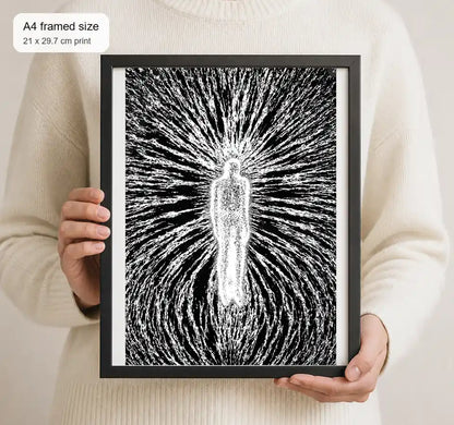Size reference for A4 · Black Gallery Frame - gallery image 4 of 5