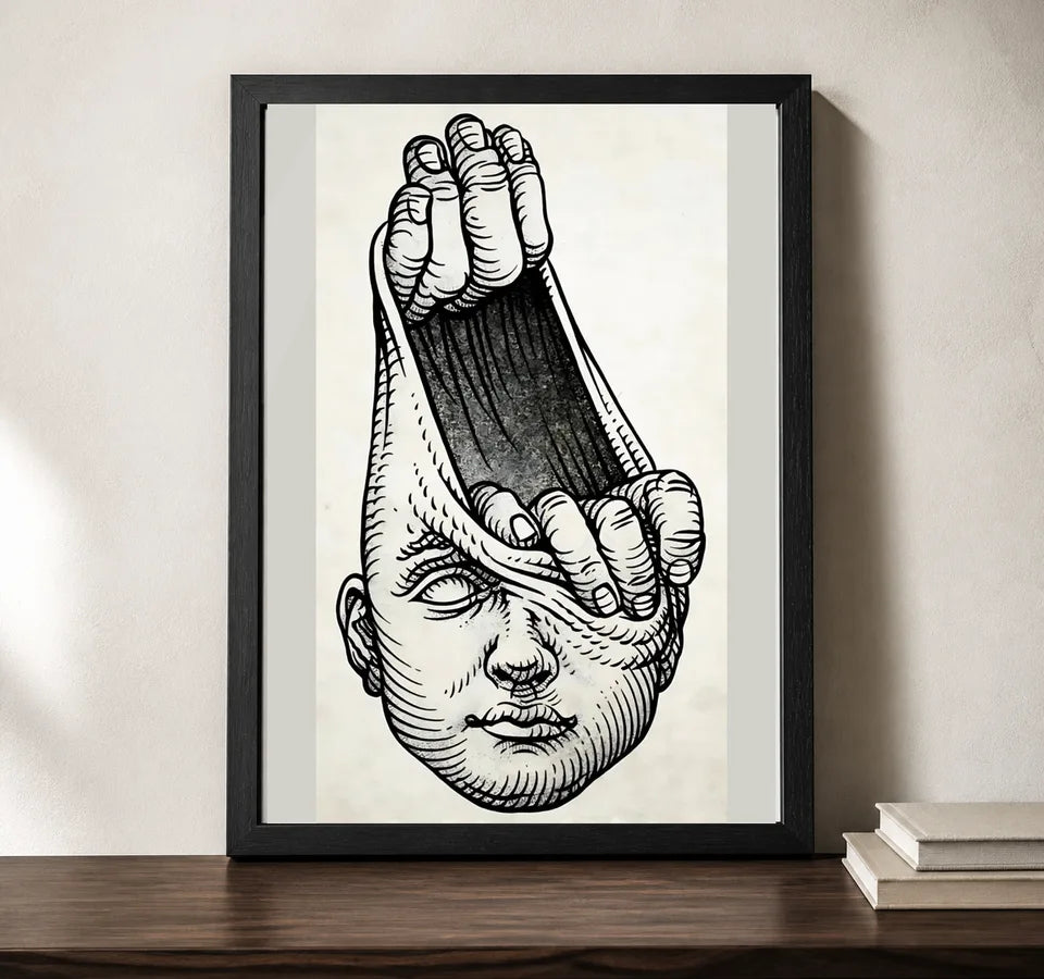 Clean studio product view of A4 · Black Gallery Frame - gallery image 2 of 5