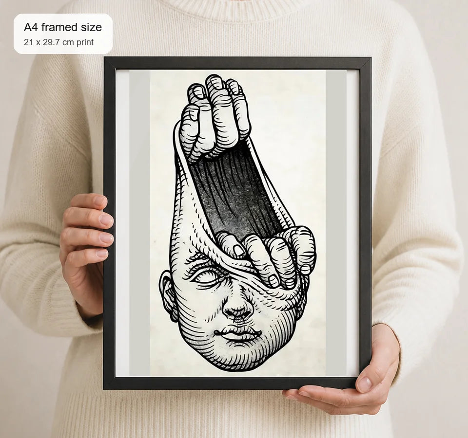Size reference for A4 · Black Gallery Frame - gallery image 4 of 5