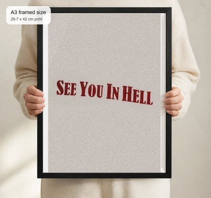 Size reference for A3 · Black Gallery Frame - gallery image 4 of 5