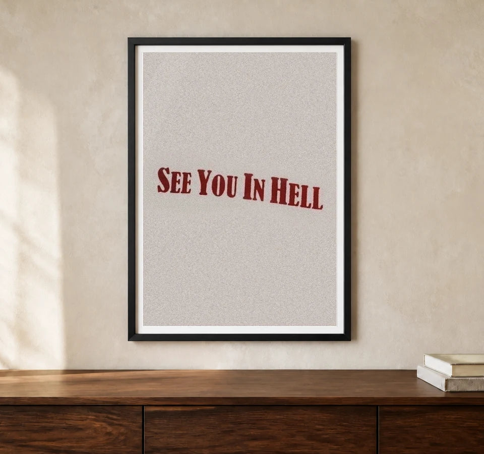 Product-focused lifestyle view of A4 · Black Gallery Frame - gallery image 1 of 5
