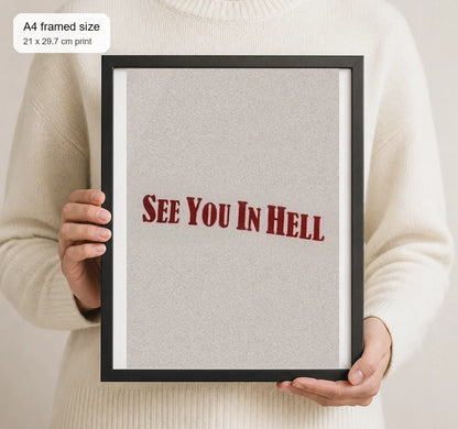 Size reference for A4 · Black Gallery Frame - gallery image 4 of 5