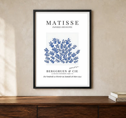 Product-focused lifestyle view of A4 · Black Gallery Frame - gallery image 1 of 5