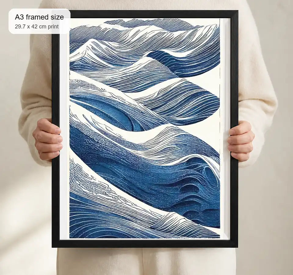 Size reference for A3 · Black Gallery Frame - gallery image 4 of 5