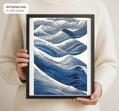 Size reference for A4 · Black Gallery Frame - gallery image 4 of 5