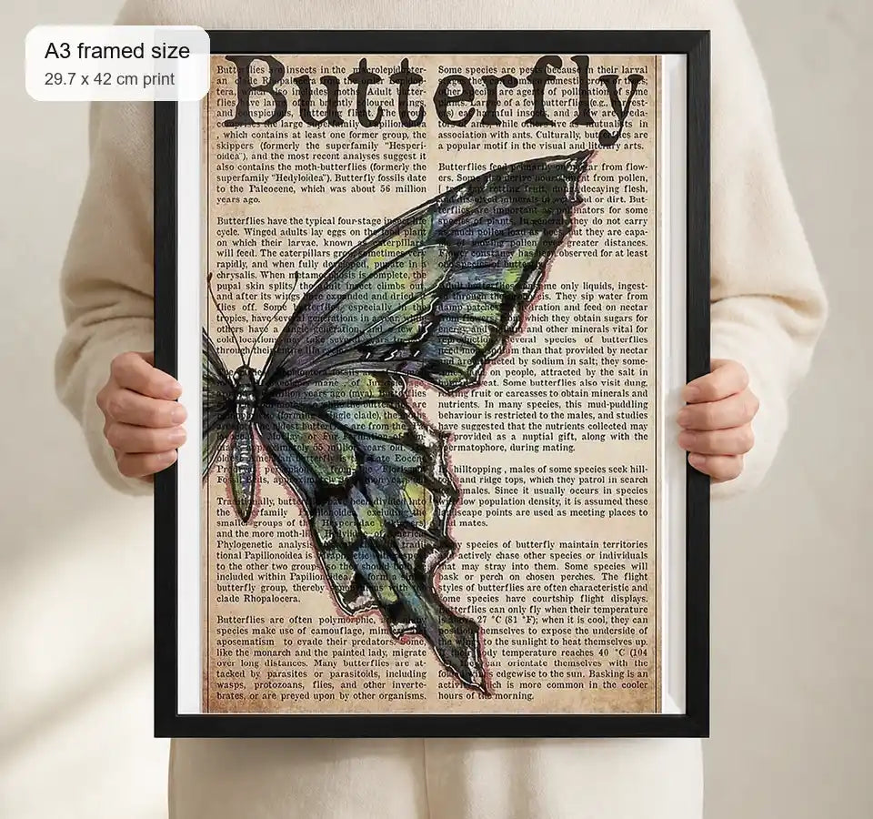 Size reference for A3 · Black Gallery Frame - gallery image 4 of 5