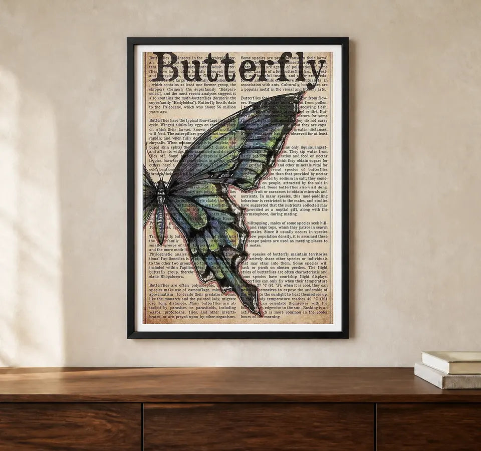 Product-focused lifestyle view of A4 · Black Gallery Frame - gallery image 1 of 5