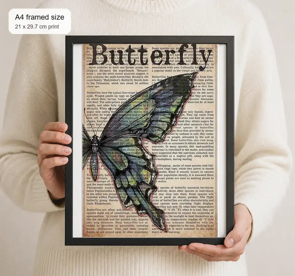 Size reference for A4 · Black Gallery Frame - gallery image 4 of 5