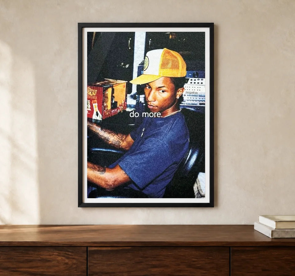 Product-focused lifestyle view of A4 · Black Gallery Frame - gallery image 1 of 5
