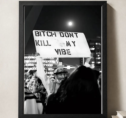 Styled close-up of A4 · Black Gallery Frame - gallery image 3 of 5