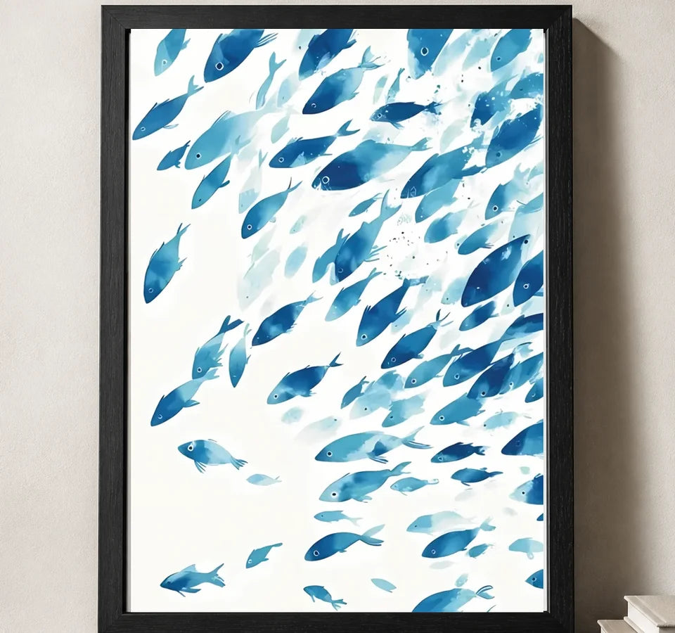 Styled close-up of A4 · Black Gallery Frame - gallery image 3 of 5