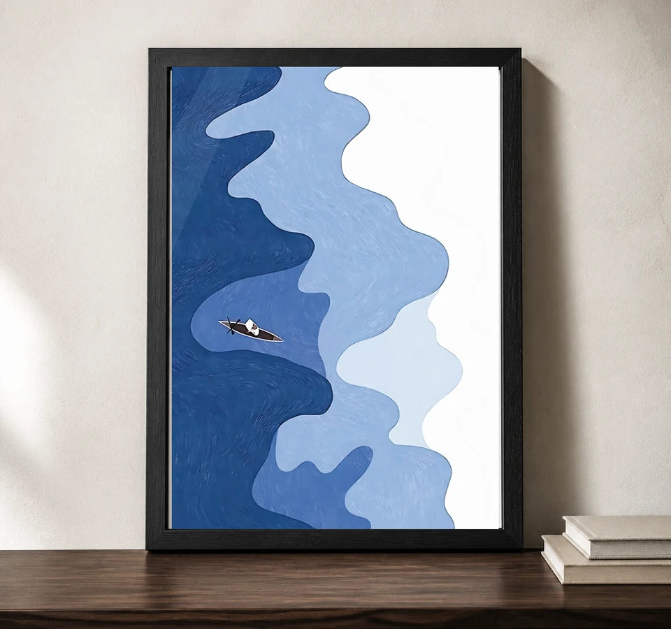 Clean studio product view of A4 · Black Gallery Frame - gallery image 2 of 5