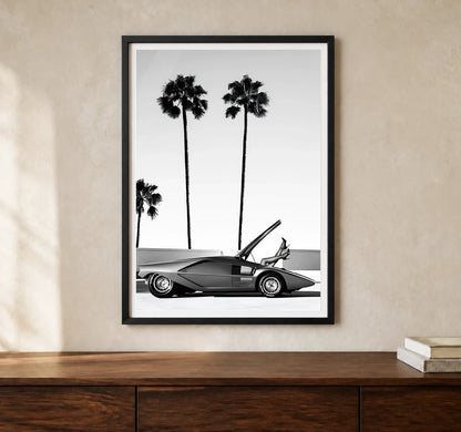 Product-focused lifestyle view of A4 · Black Gallery Frame - gallery image 1 of 5