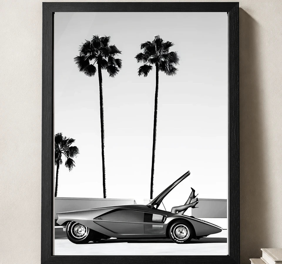 Styled close-up of A4 · Black Gallery Frame - gallery image 3 of 5