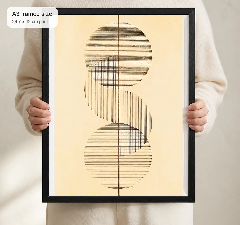 Size reference for A3 · Black Gallery Frame - gallery image 4 of 5