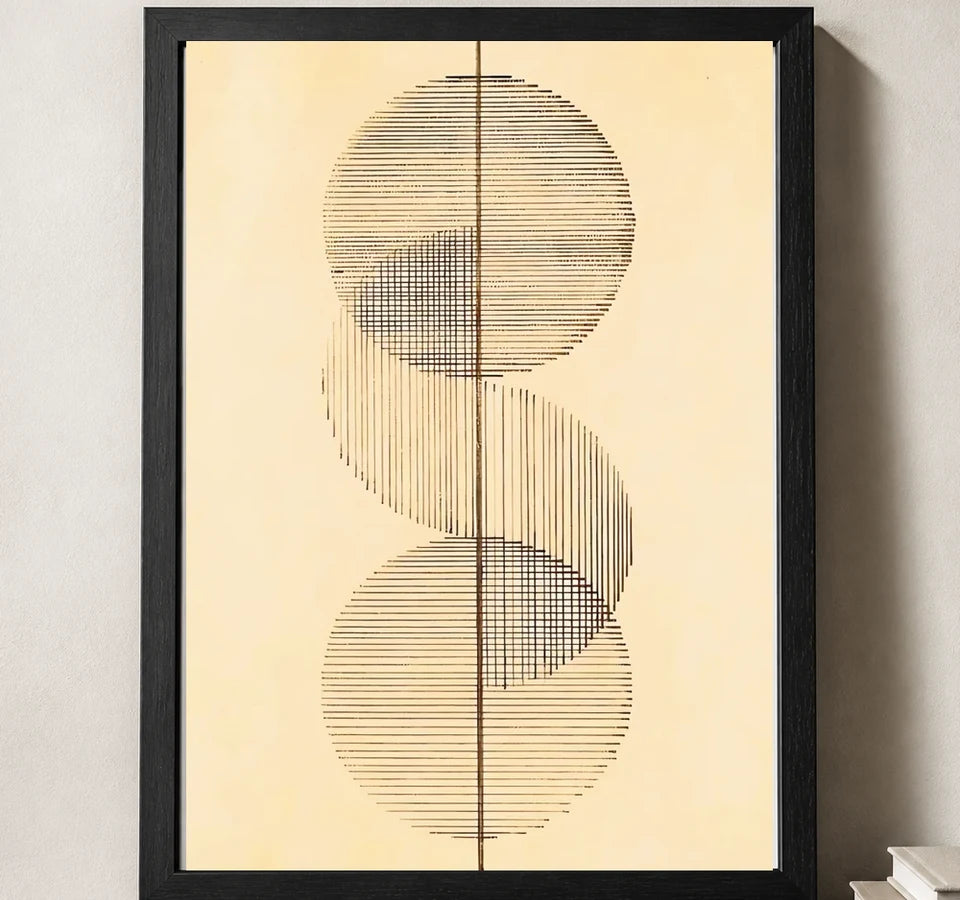 Styled close-up of A4 · Black Gallery Frame - gallery image 3 of 5