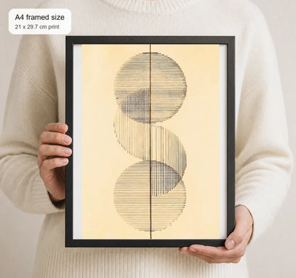 Size reference for A4 · Black Gallery Frame - gallery image 4 of 5
