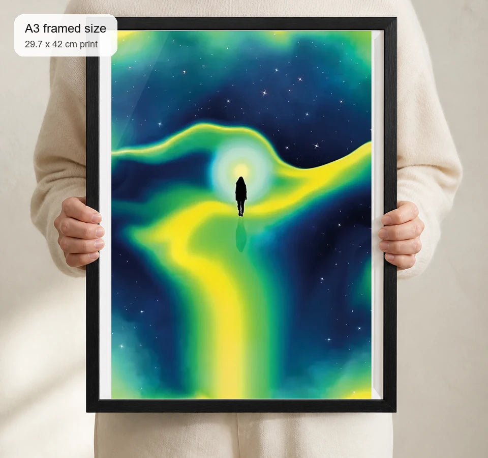 Size reference for A3 · Black Gallery Frame - gallery image 4 of 5
