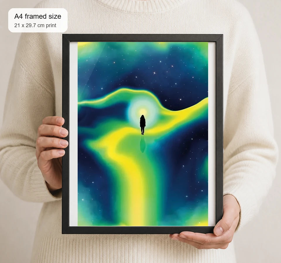 Size reference for A4 · Black Gallery Frame - gallery image 4 of 5