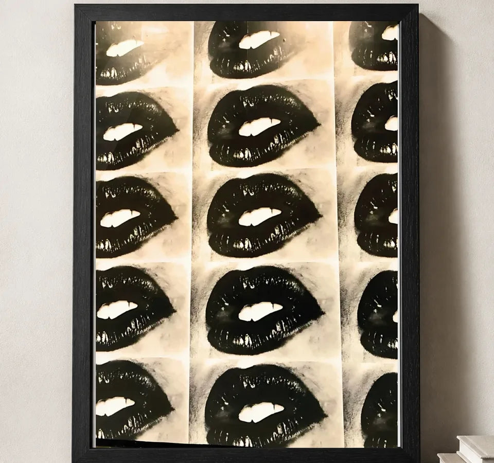 Styled close-up of A4 · Black Gallery Frame - gallery image 3 of 5