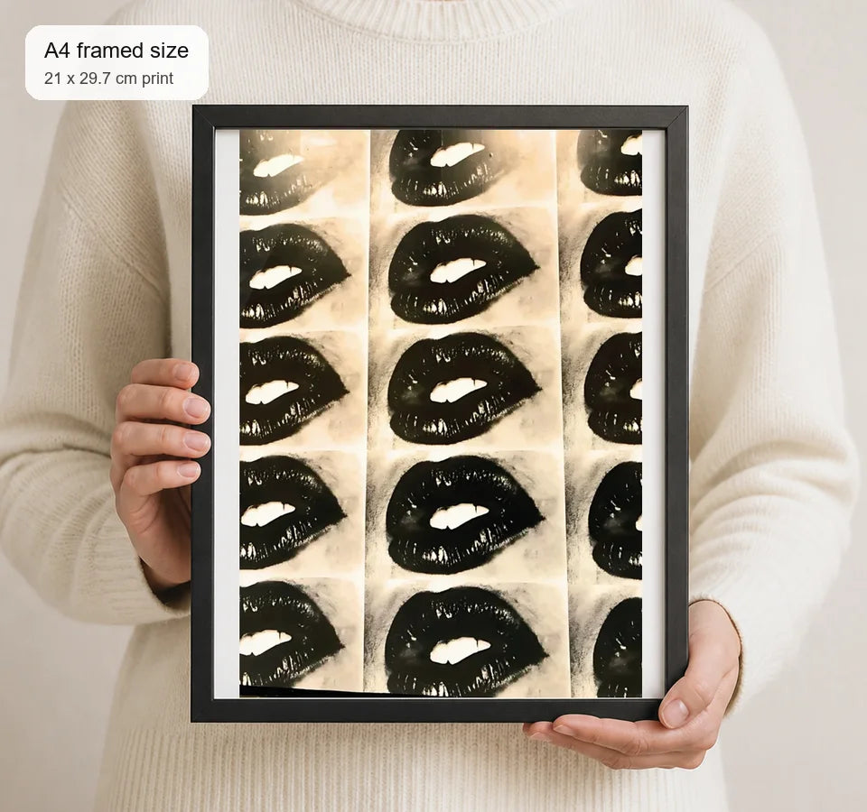 Size reference for A4 · Black Gallery Frame - gallery image 4 of 5
